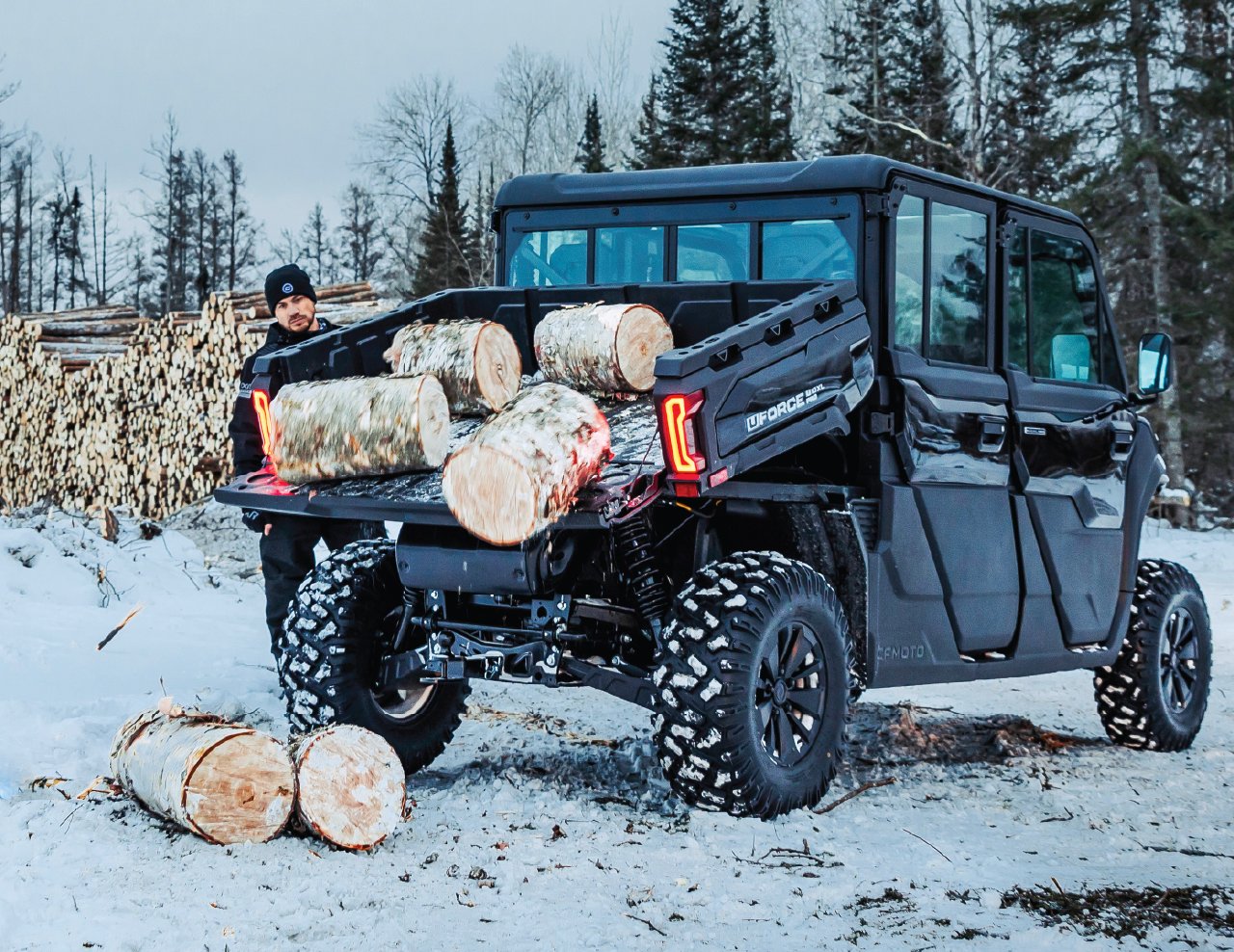 2025 CFMOTO UFORCE U10 XL PRO HIGHLAND Bordeau red