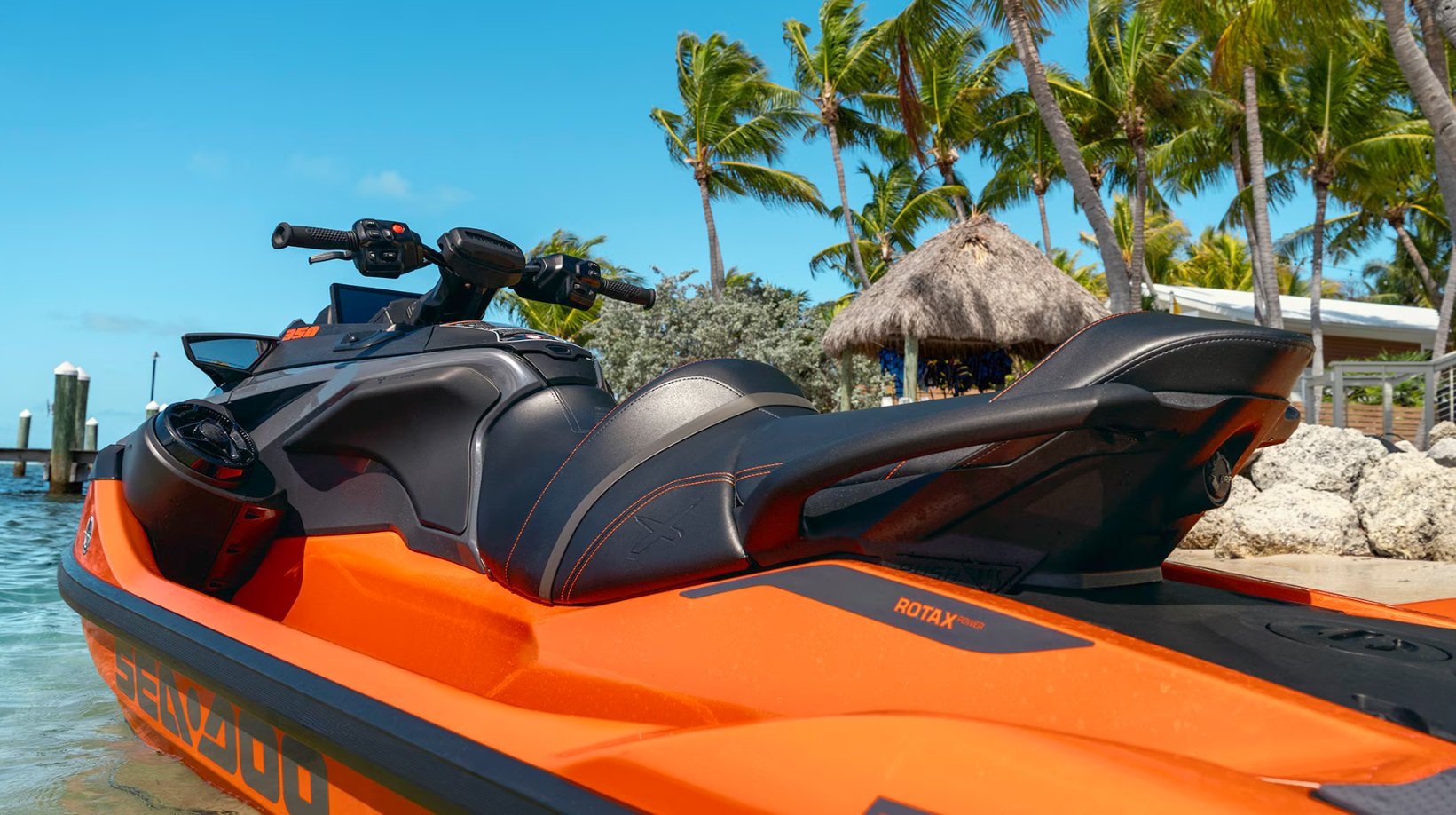 2027 Sea Doo RXT X 350 Audio Solar Orange Metallic Premium