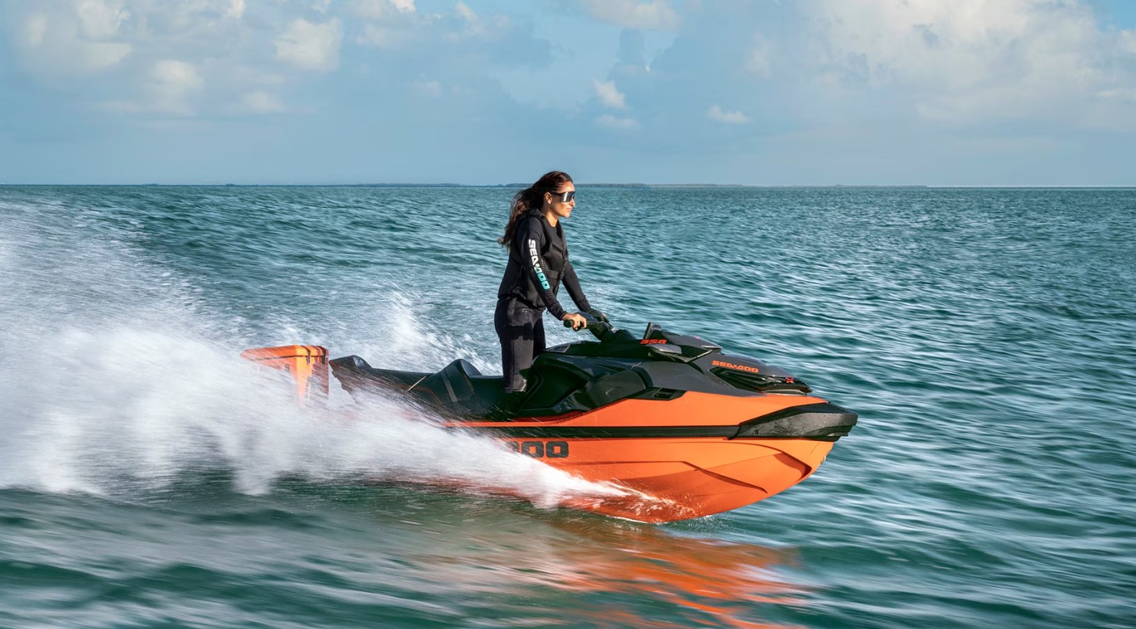 2027 Sea Doo RXT X 350 Audio Solar Orange Metallic Premium