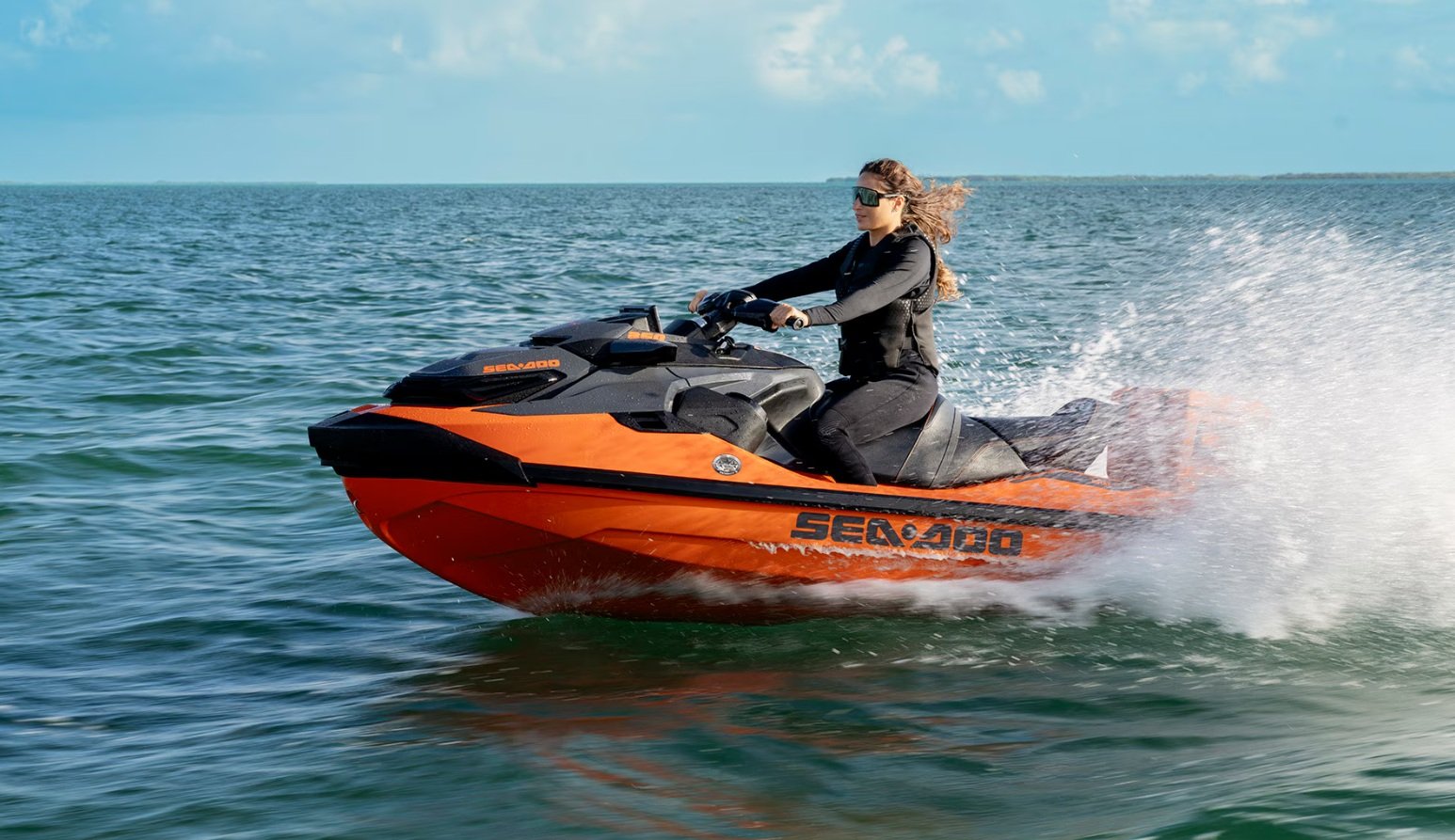 2027 Sea Doo RXT X 350 Audio Solar Orange Metallic Premium