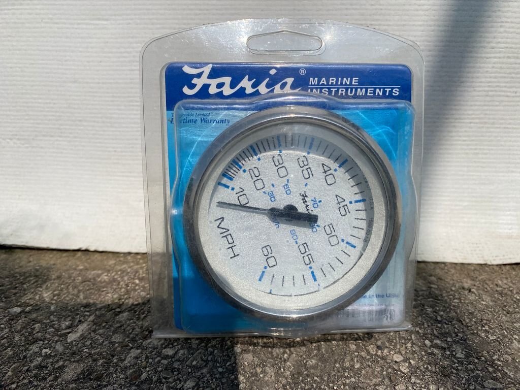 Faria Boat Speedometer 60MPH 33811