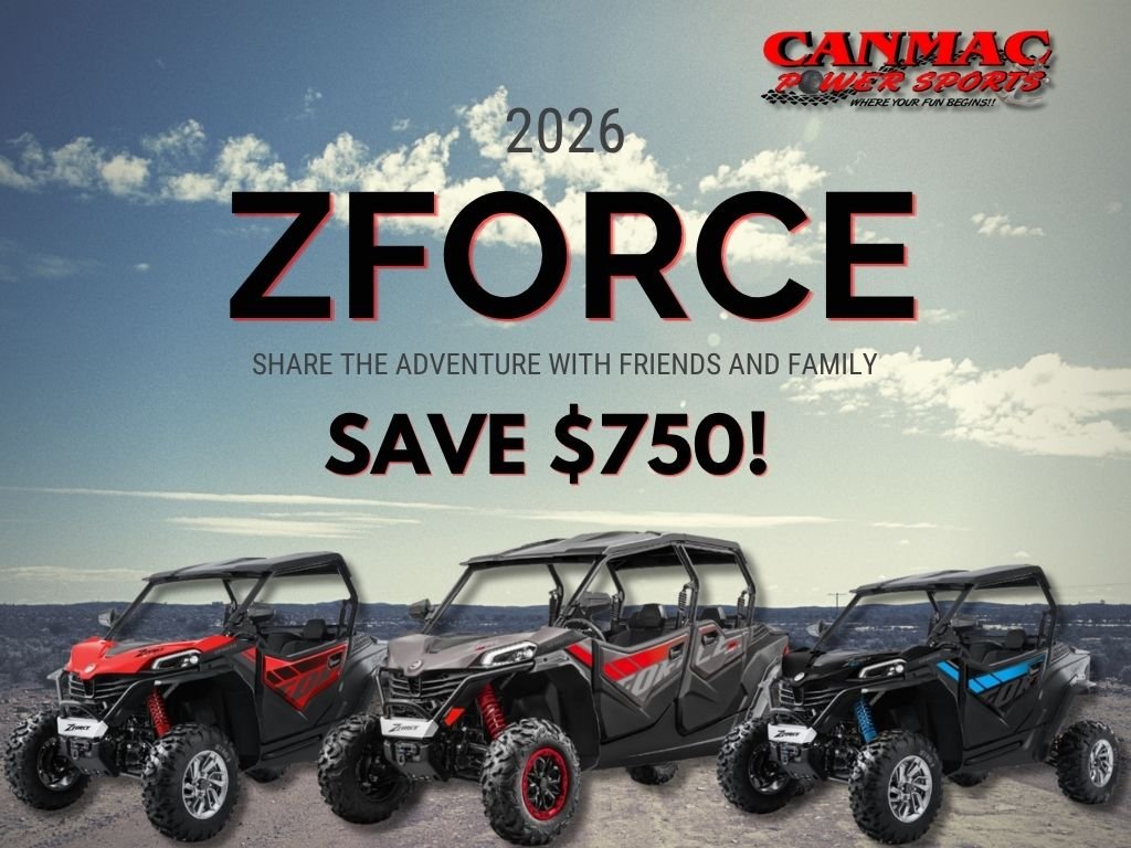 SAVE $750 on 2026 ZFORCE Models!