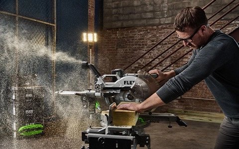 FLEX 12 Dual Bevel Sliding Miter Saw (Tool Only)