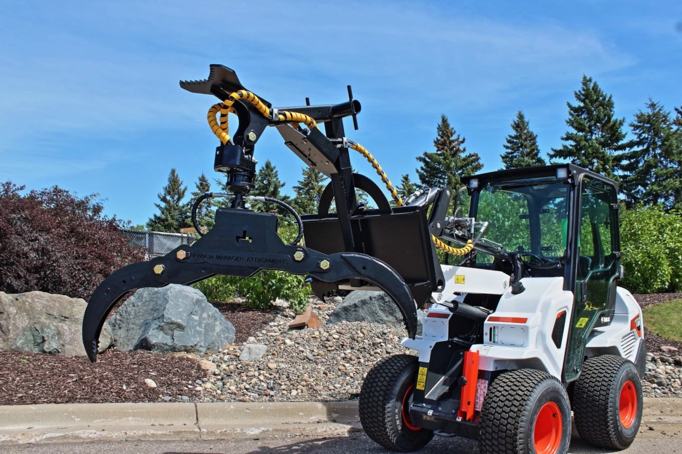 Branch Manager 56 T1010 BMGR Bypass Mini Skid Steer Log Grapple