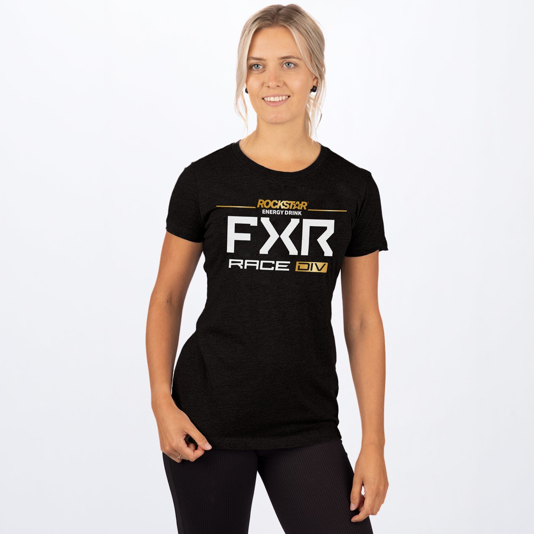 Women's Race Div T Shirt XS Grey Heather/Sky Blue