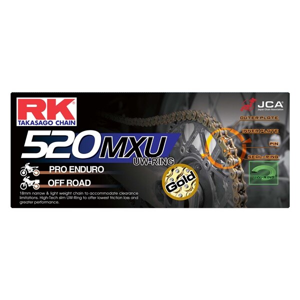 RK EXCEL Chain GB520MXU Off Road Chain 120
