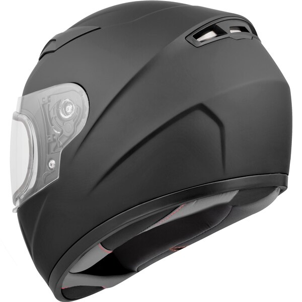 CKX RR519Y Full Face Helmet, Winter Child Solid Winter M Matte Black