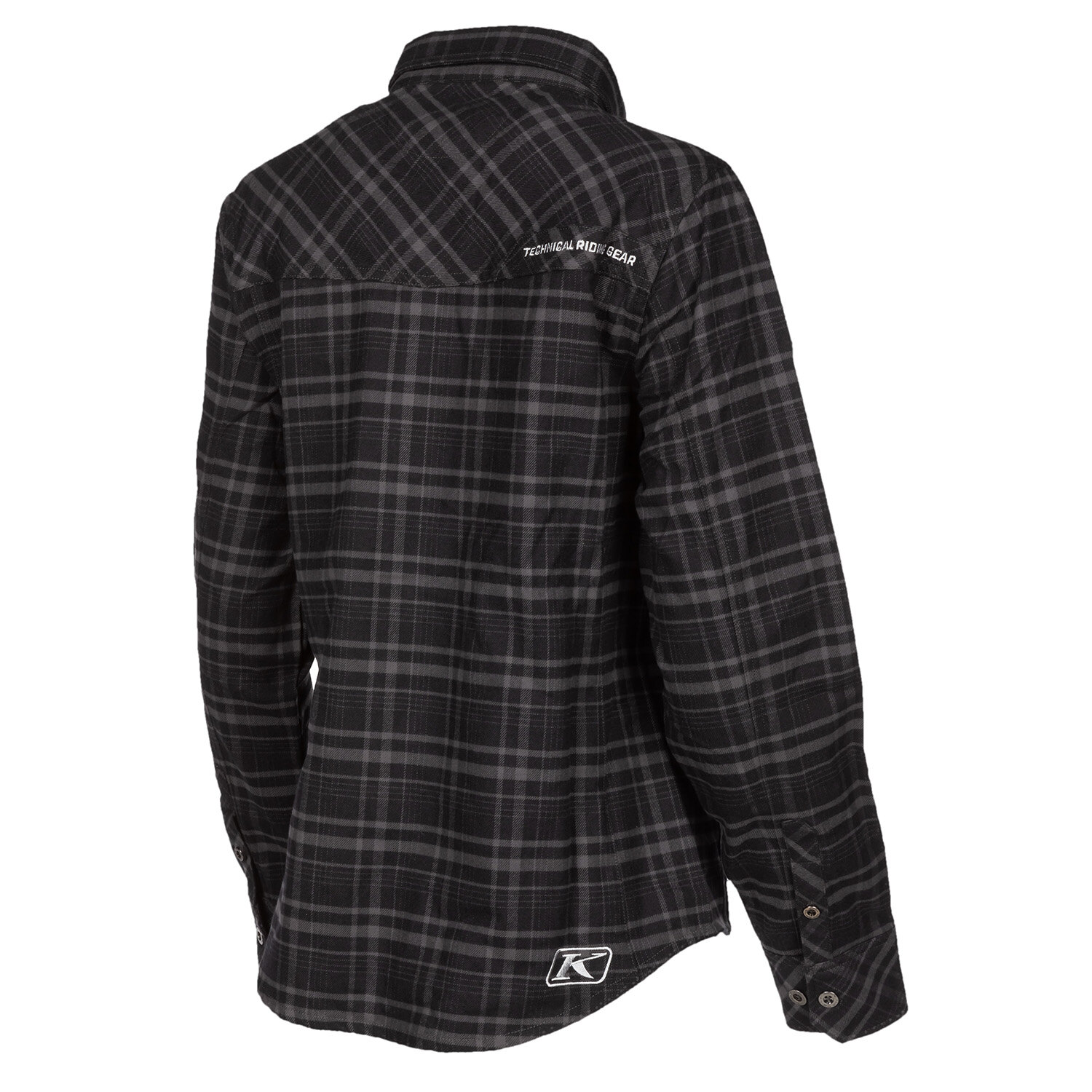 Upland Flannel Shirt SM Monument Gray Wintermint