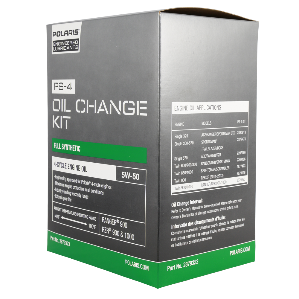 Full Synthetic Oil Change Kit, 2879323, 2.5 Quarts of PS 4 Engine Oil and 1 Oil Filter
