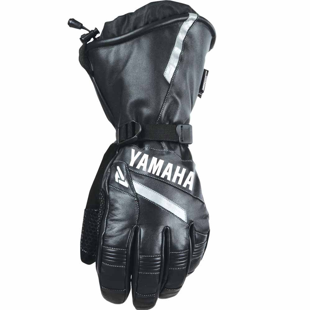 Yamaha Leather Gauntlet Gloves by FXR® Extra Large black