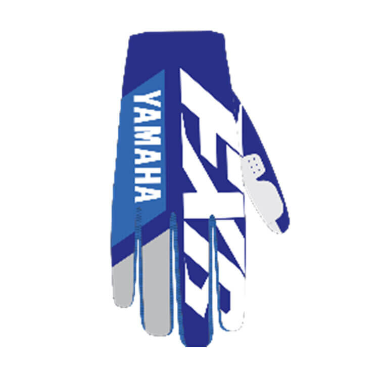 Yamaha Clutch Strap MX Gloves by FXR® Extra Small blue/white
