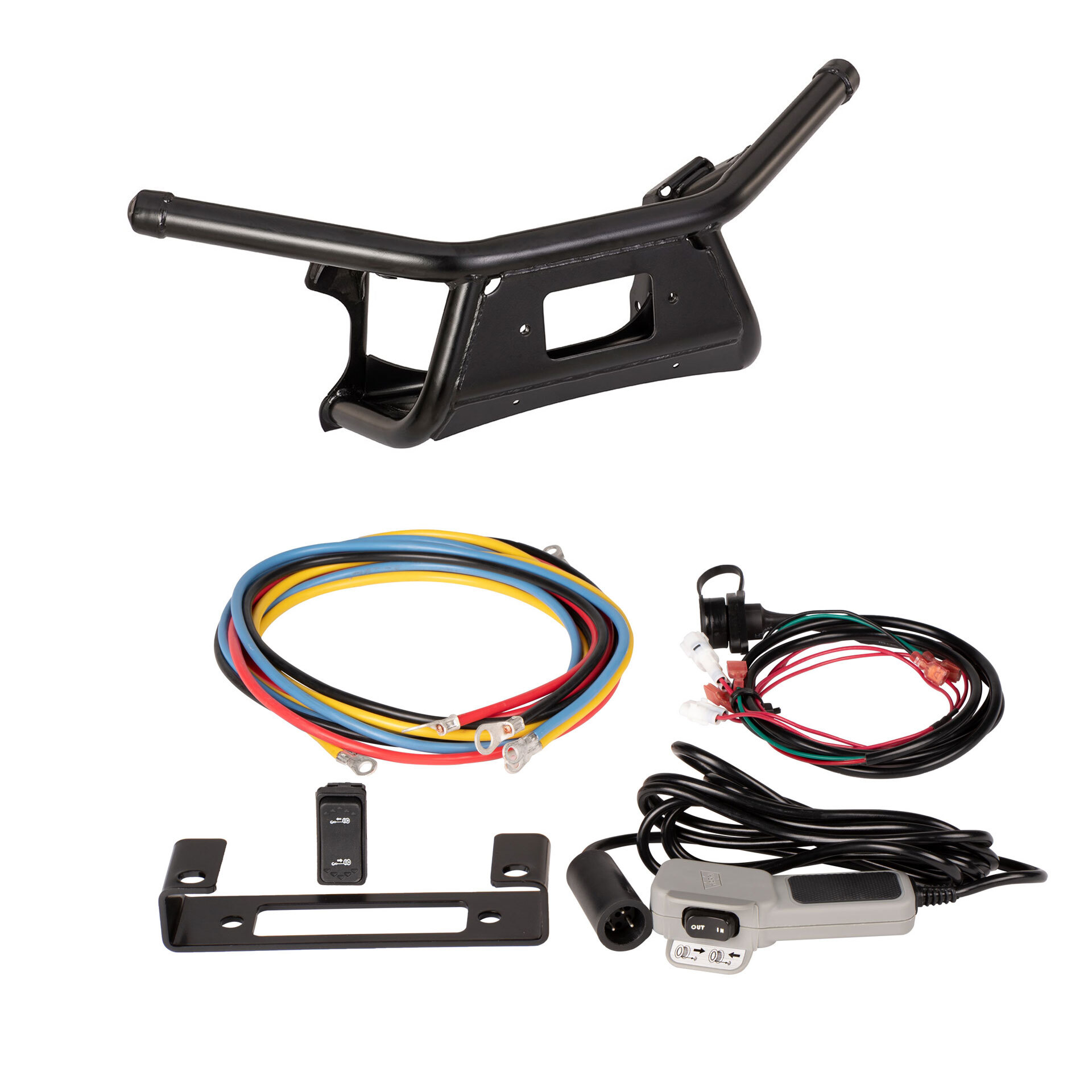 WARN® VRX 4500 Front Grab Bar with Winch Mount Kit