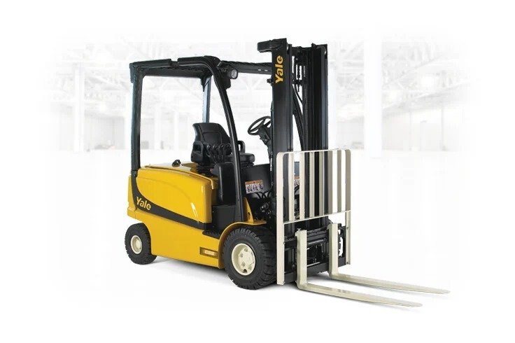 Yale 4 Wheel Electric Forklift Truck Pneumatic Tire 4500 7000lbs