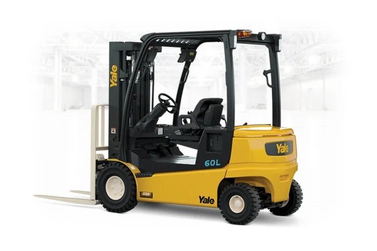 Yale 4 Wheel Electric Forklift Truck Pneumatic Tire 5000 6000lbs