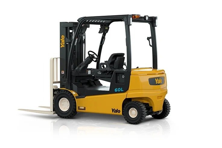 Yale 4 Wheel Electric Forklift Truck Pneumatic Tire 5000 6000lbs