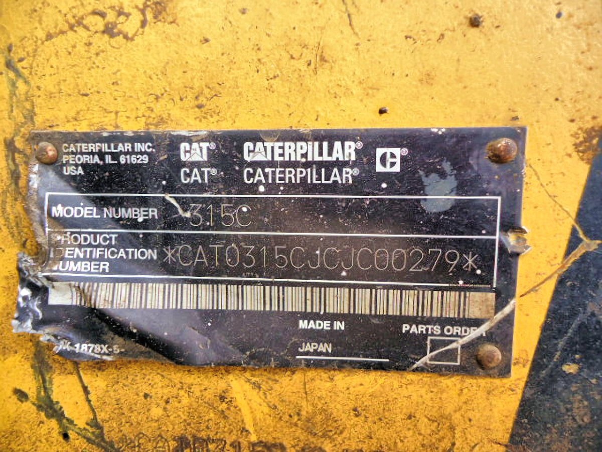 2003 CAT 315CL Hydraulic Excavator