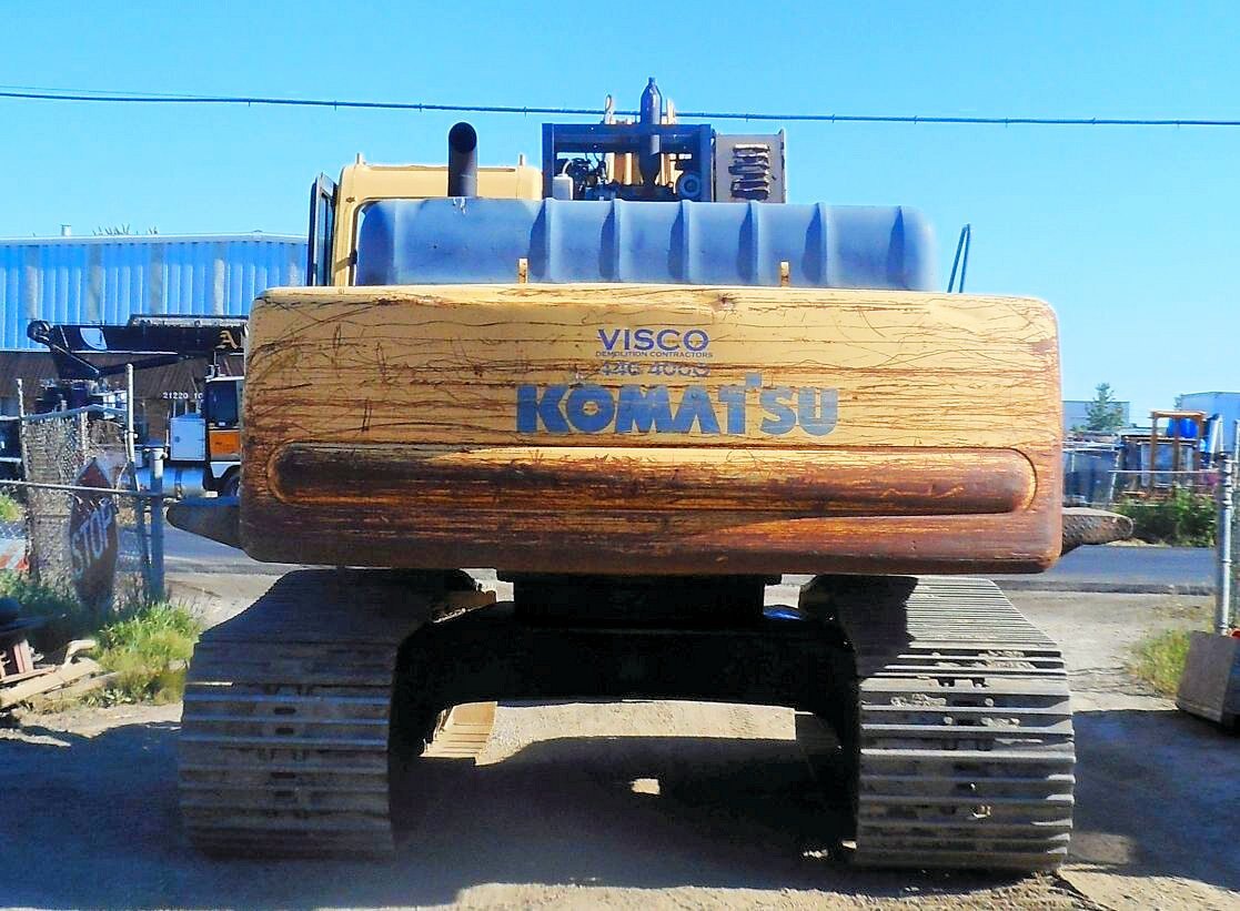 2000 Komatsu PC300LC 6LE Excavator Tracked Material Handler with Extended Boom Scrap Magnet
