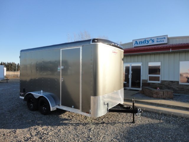 SPRING CLEARANCE SALE CARGO MATE BLAZER EDITION 7 X 14 UTILITY TRAILER WITH BARN DOORS #487651
