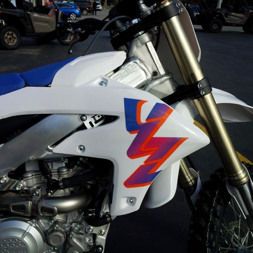 2024 Yamaha YZ450F Anniversary White