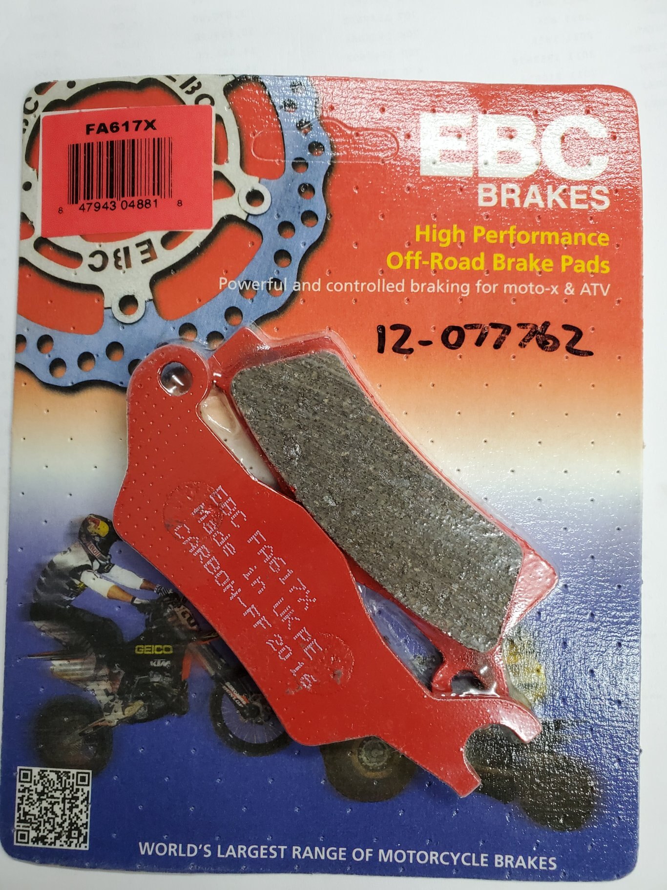 CAN AM EBC Brake Pads FA617X
