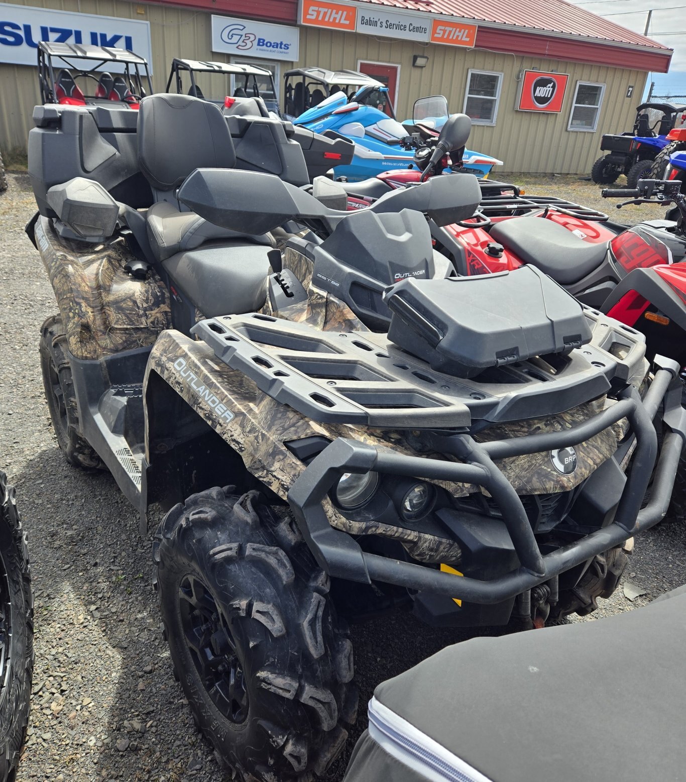 2016 CAN-AM OUTLANDER 850XT WITH CAN-AM PLOW
