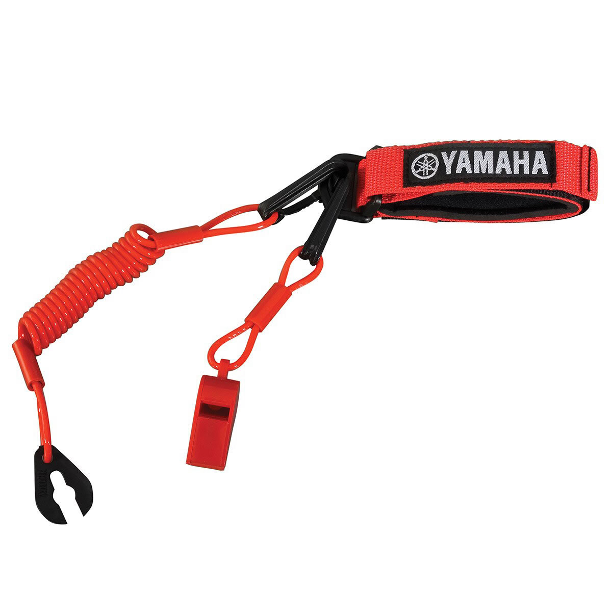 Pro Lanyard with Whistle red