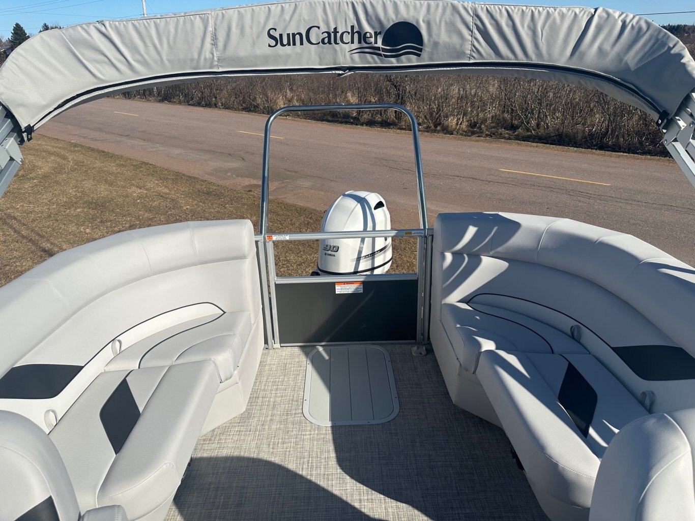 2024 SunCatcher Select 20RC & Trailer with a White Yamaha F70hp Motor