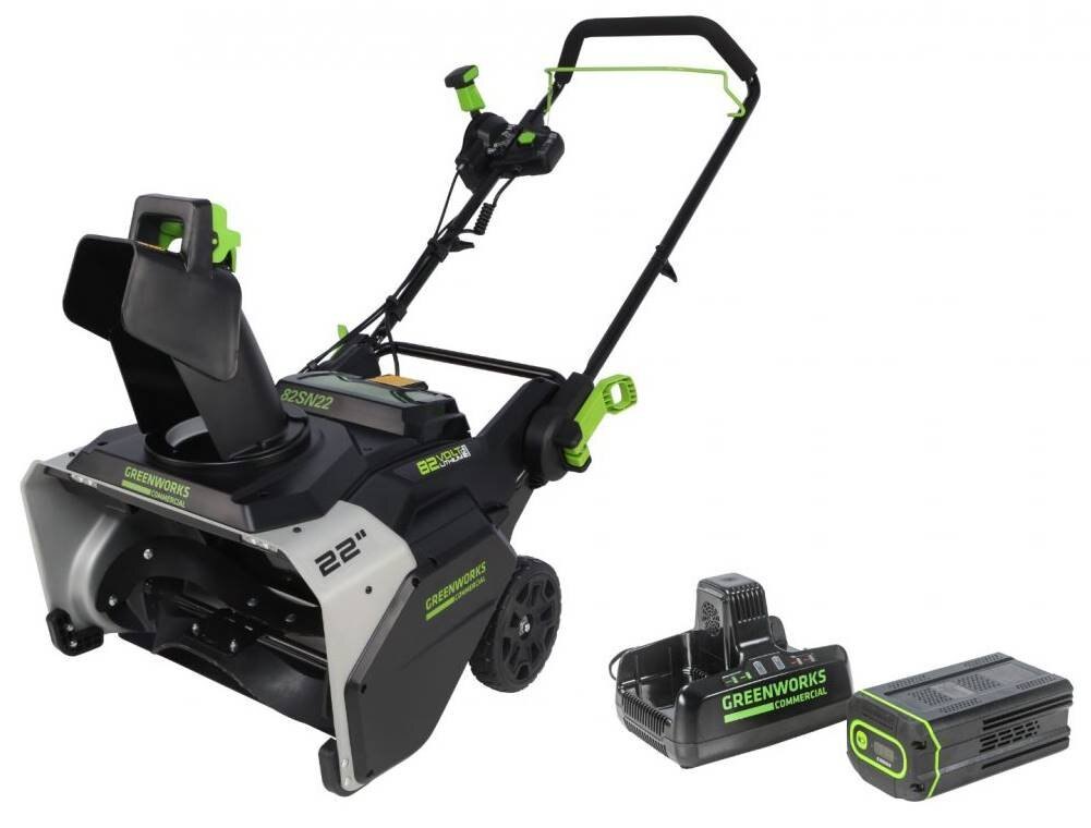 Greenworks 82V 22 Snow Thrower Kit