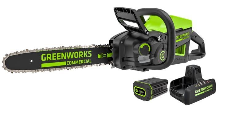Greenworks 82CS27 4DP 18 Chainsaw Kit