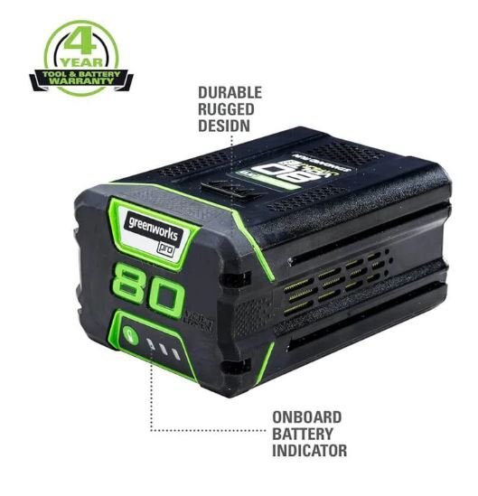 Greenworks 80V 2.0Ah Lithium ion Battery GBA80200