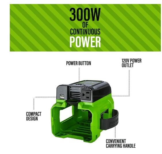 Greenworks 80V 300W Power Inverter