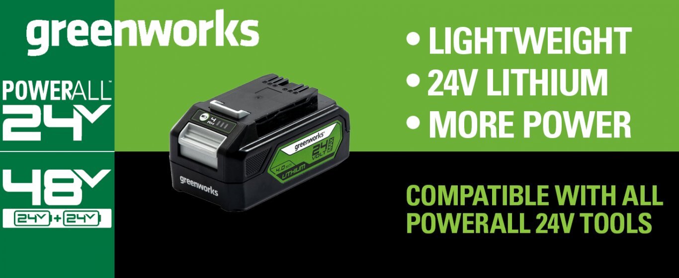 Greenworks 24V 4.0Ah Lithium ion Battery LB24A040