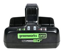 Greenworks 60V Pro X-Range 10A Dual Port Charger