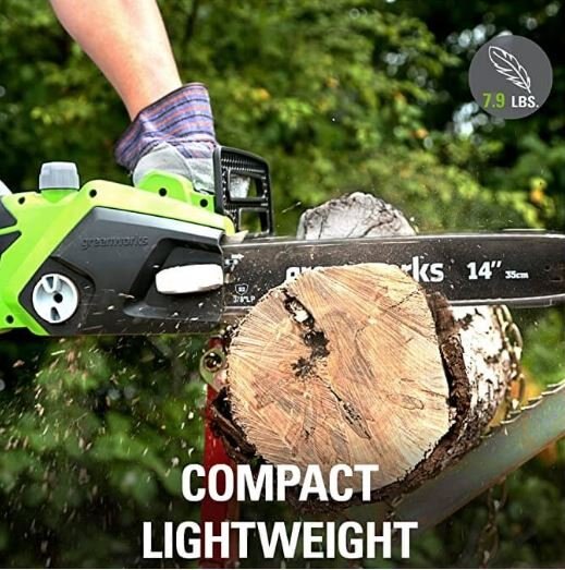 Greenworks 10.5 Amp 14 Corded Chainsaw