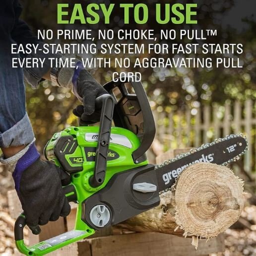 Greenworks 40V 12 Chainsaw (Tool Only)