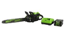 Greenworks 80V 18 Chainsaw, 2.0Ah Battery and Charger Included