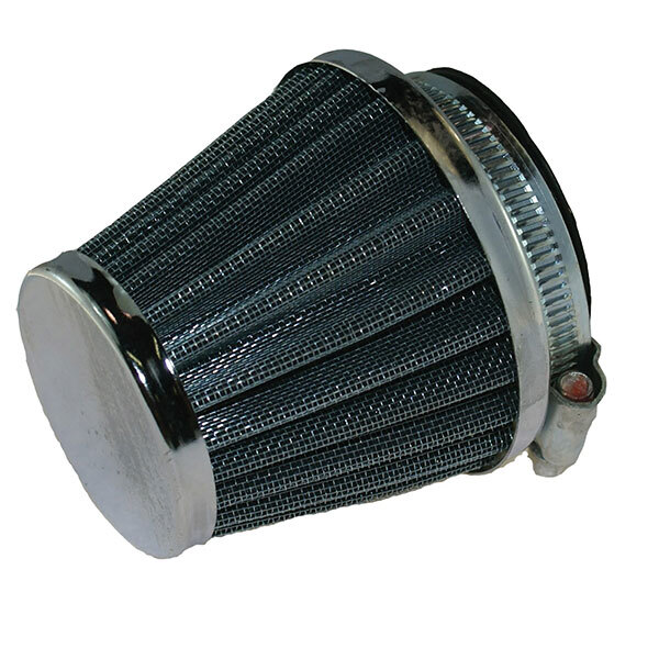 MOGO PARTS AIR FILTER, WIRE MESH LONG CONE (42 44MM) (06 0409)
