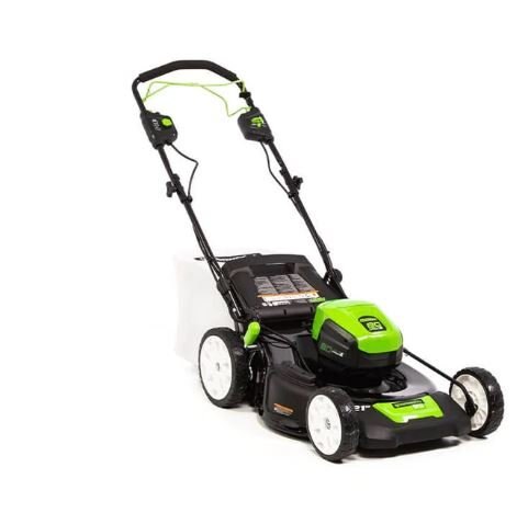 Greenworks 80V 21 Brushless Self Propelled Lawn Mower, 5.0Ah Battery and Charger Included