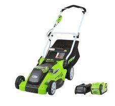 Greenworks 80V 21 Brushless Self-Propelled Lawn Mower, 5.0Ah Battery and Charger Included