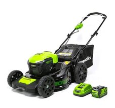 Greenworks 40V 20 Cordless Lawn Mower, 4.0Ah Battery and Charger Included