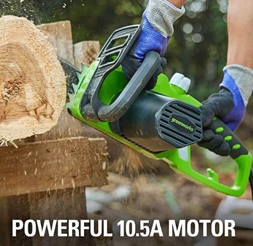 Greenworks 10.5 Amp 14 Corded Chainsaw