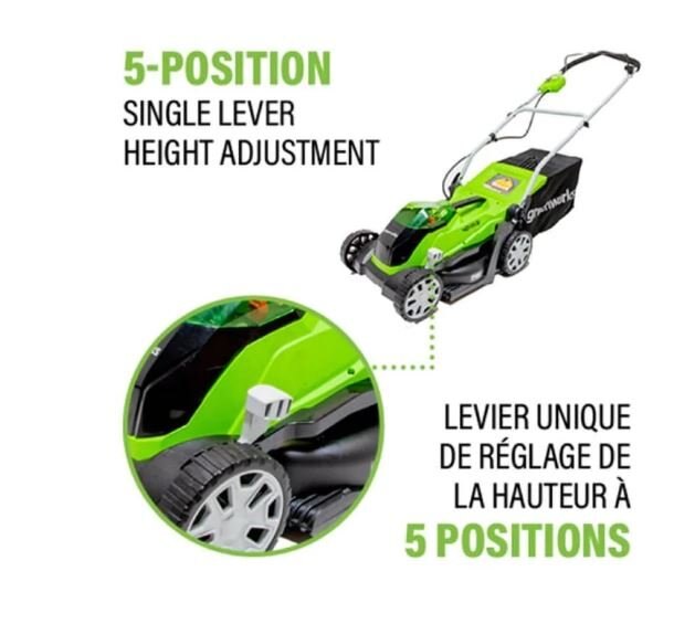 Greenworks 40V 14 Lawn Mower, 4.0Ah Battery and Charger Included