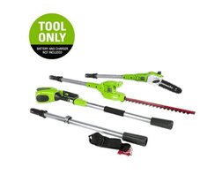 Greenworks 40V 8 Pole Saw with Hedge Trimmer Attachment (Tool Only) - 1300402