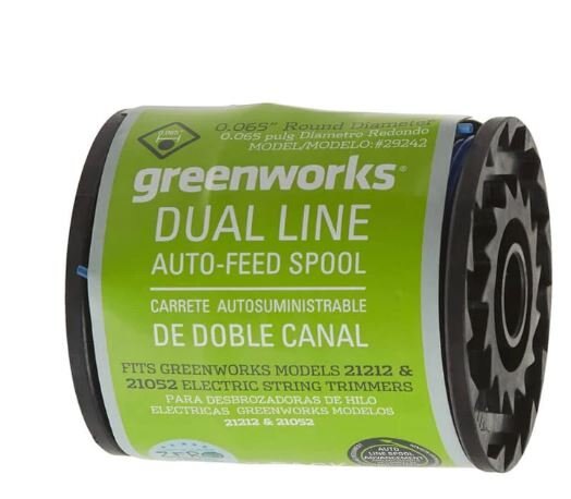 Greenworks 3 Pack .065 Dual Line Auto Feed Spools