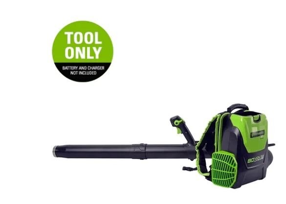 Greenworks 80V 180 MPH 610 CFM Brushless Backpack Blower (Tool Only) BPB80L00 (Costco Exclusive)