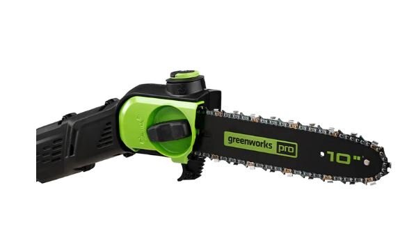 Greenworks 80V 10 Pole Saw, 2.0Ah Battery and Charger Included
