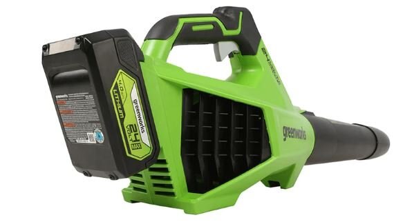 Greenworks 24V Brushless Axial Blower, 4.0Ah USB Battery and Charger Included BL24L410