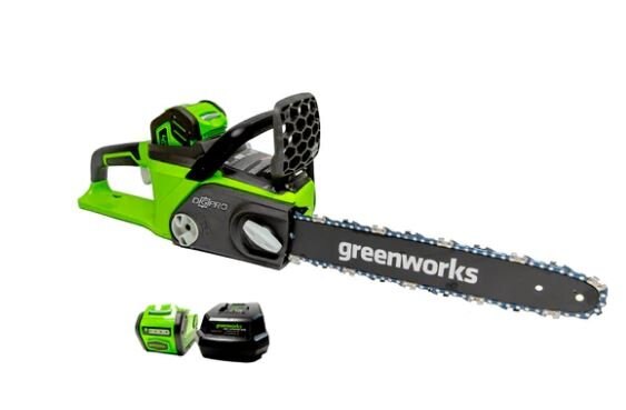 Greenworks 40V 14 Chainsaw, 4.0Ah Battery and Charger