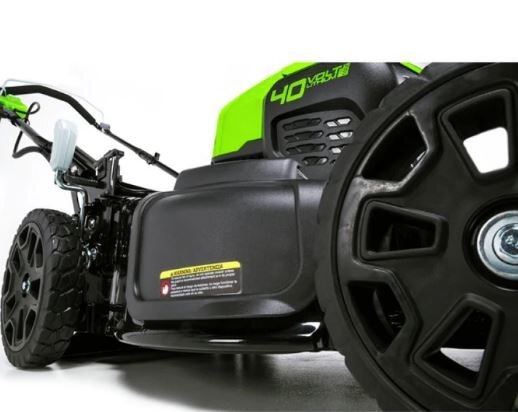 Greenworks 40V 19 Brushless Lawn Mower, 5.0Ah Battery and Charger Included