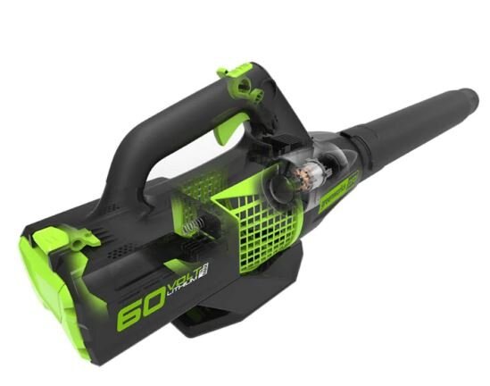 Greenworks 60V 140 MPH 540 CFM Brushless Jet Blower, 2.5Ah Battery and Charger Included